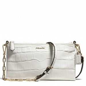 coach madison kylie croc embossed crossbody